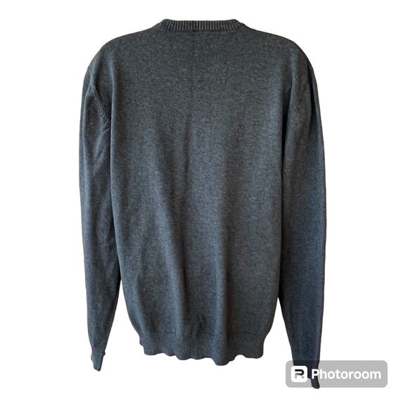 Kirra 100% Cotton Crew Neck Sweater Tight Knit Light Weight Charcoal Womens XL - Picture 5 of 8